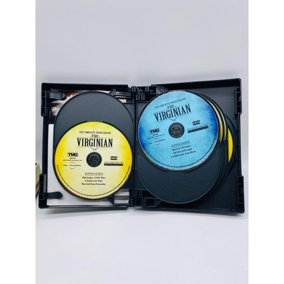 "The Virginian" Complete Third Season DVD Set 30 Full Color Episodes, EUC - Picture 6 of 16